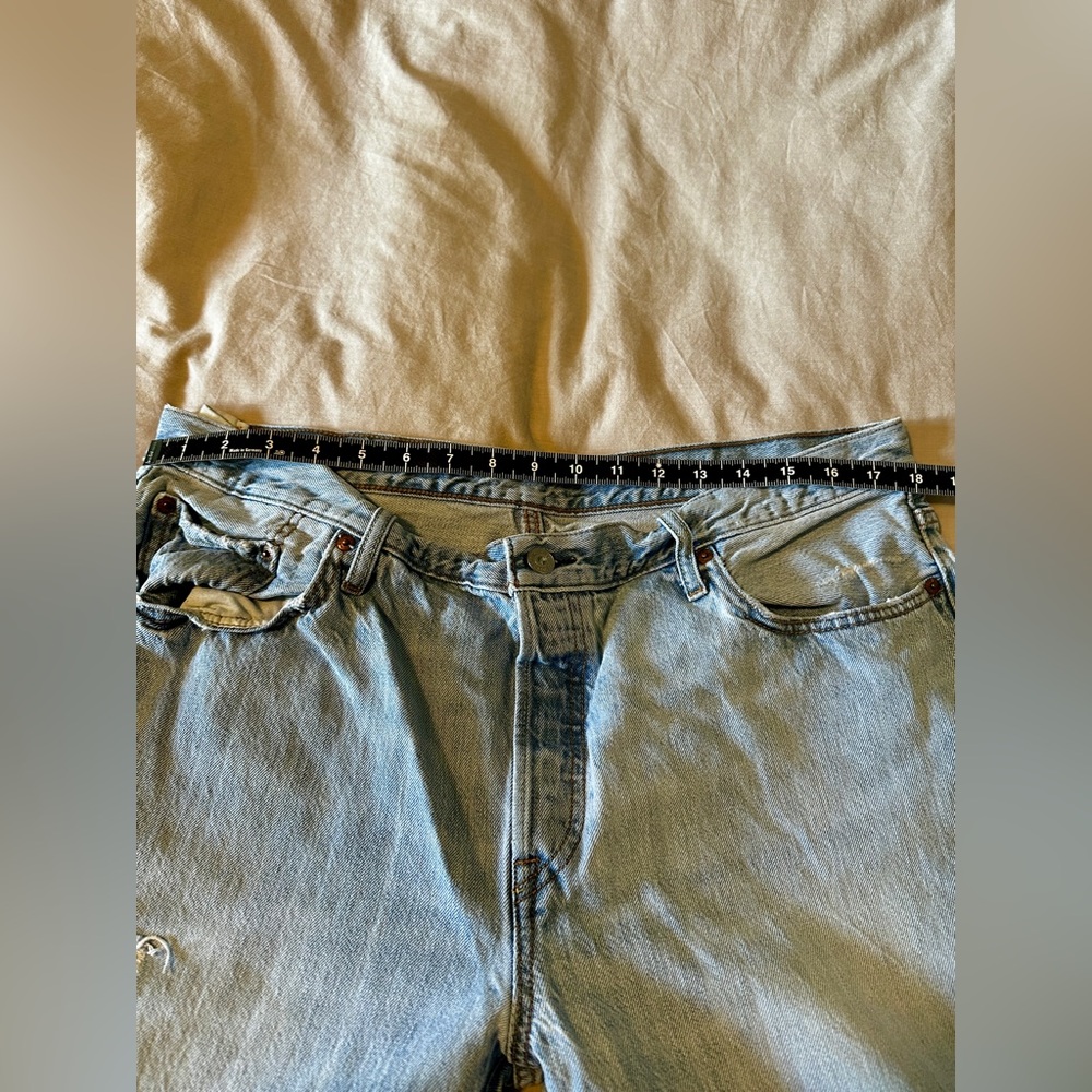 Levi's 501 CT Distressed Jeans - Picture 8 of 11
